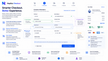 Picture of Display & Require Custom Customer Fields at Checkout